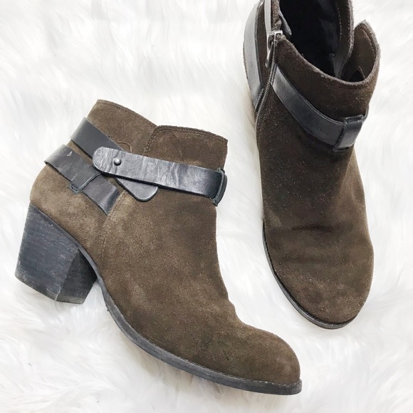 Dolce Vita Shoes - Dolce Vita Brown Heeled Ankle Booties